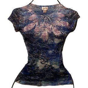 Mossimo Supply Co. Multicolor Short Sleeve Shirt Size XS Juniors